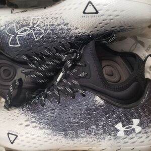 Under Armour Gradient Black and White Sneakers